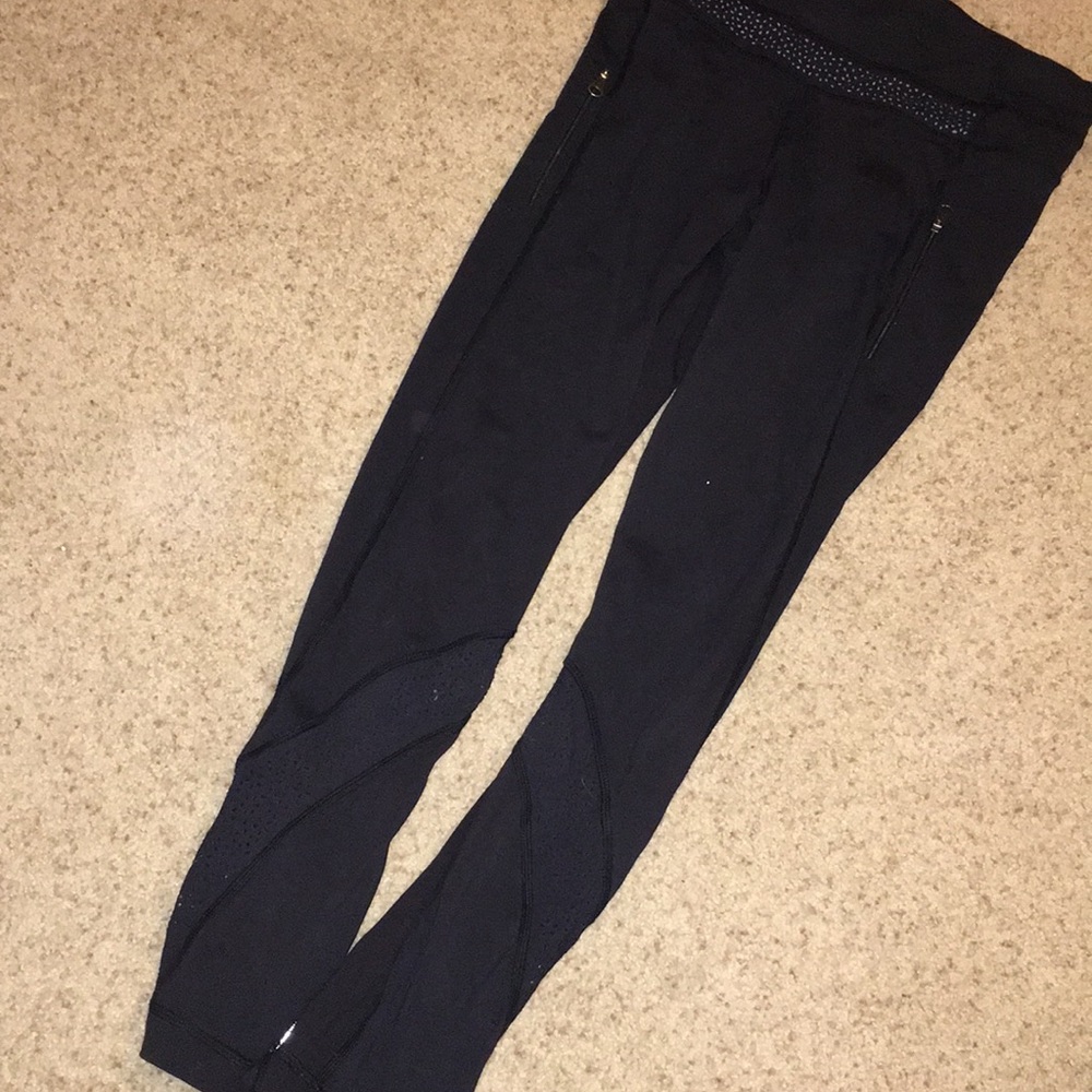 7/8 black lulu leggings
